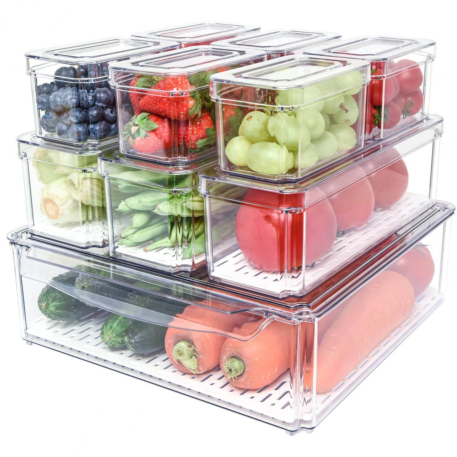 Fridge Organizer Bins