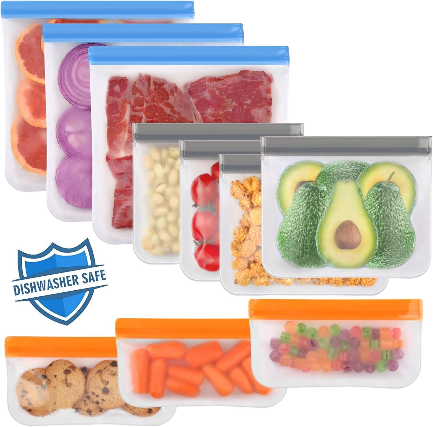 Reusable Zip Food Storage Bags
